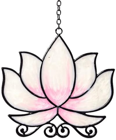 Raamhanger lotus wit