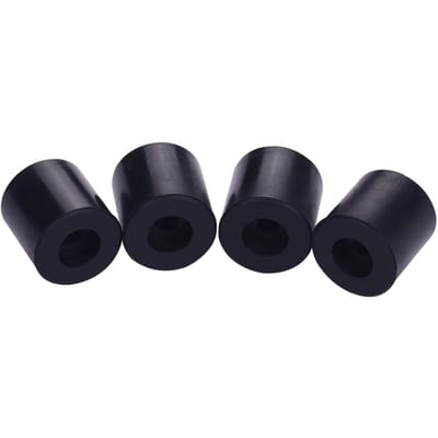 4 stks Siliconen Solid Spacer Hot Bed Nivellering Silica Kolom 18mm Hittebestendig 16mm (4pcs) zwart