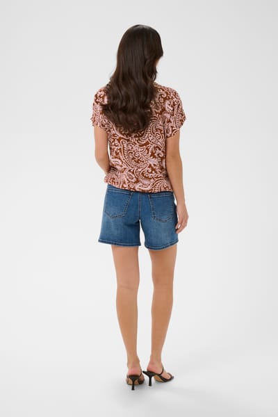 Blouse met korte mouwen KAlokia Blouse met korte mouwen Relaxed fit