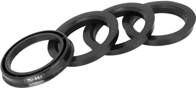 Dailygoods- Naafgecentreerde Ringen 73,1 mm - 4 Stuks - Kunststof - Nauwkeurige Pasvorm - Eliminatie Stuurtrillingen - Schokbestendig - Wielring
