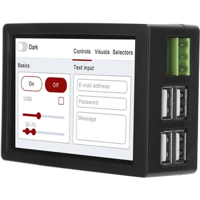 ESP32 3,5 inch Capacitief Touchscreen Bord met 5V Relais USB Uitbreidingspoort WIFI Bluetooth