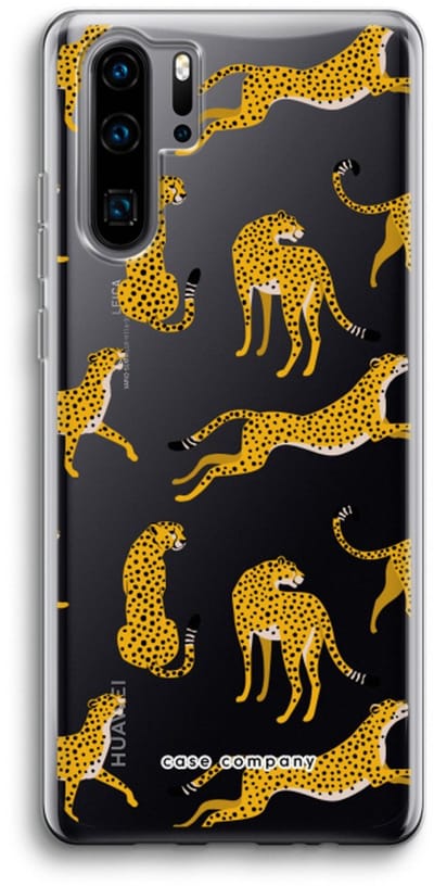 Case Company® - Hoesje geschikt voor Huawei P30 Pro hoesje - Luipaard - Soft Cover Telefoonhoesje - Bescherming aan alle Kanten en Schermrand