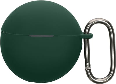 kwmobile cover voor oordopjes case - geschikt voor Huawei FreeBuds 7i - Trendy beschermhoes draadloze oordopjes in donkergroen