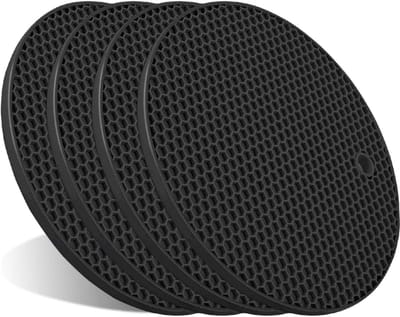 VLSelect® Onderzetters pannen - Hittebestendig - Pannenlappen - 4 Stuks