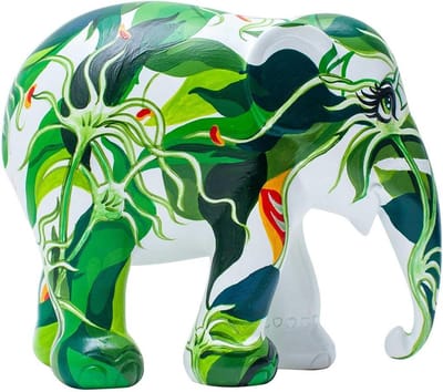 Beauty in the City 10 cm Elephant parade Handgemaakt Olifantenstandbeeld