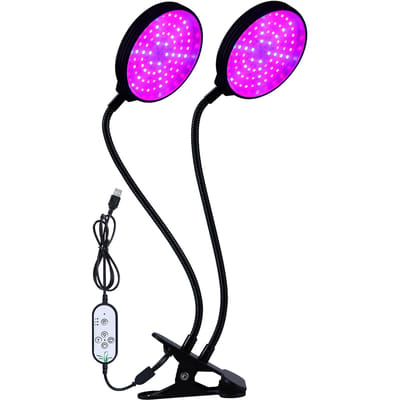 Zonachtig LED Kweeklicht met Blauw Rood Licht Auto Aan/Uit 4/8/12U Timer 5 Helderheidsniveaus Waterdicht Type2