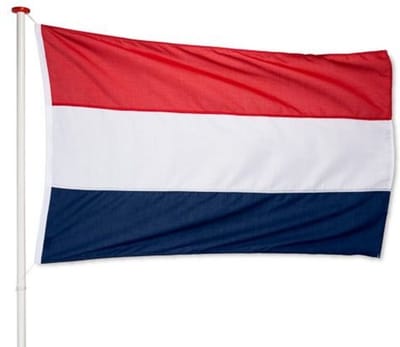 Nederlandse Vlag Nederland Marineblauw 100x150cm Premium - Kwaliteitsvlag - Geschikt voor buiten - Koningsdag