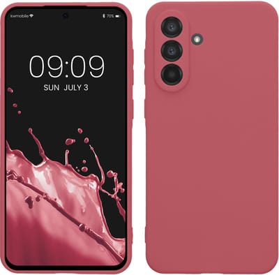 kwmobile telefoonhoesje geschikt voor Samsung Galaxy A56 5G - Hoesje voor smartphone - Precisie camera uitsnede - In donkerroze