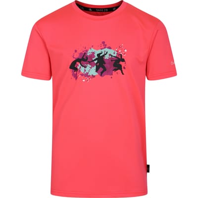 Dare 2B Kinderen/Kinderen Amuse II Aap T-Shirt (Neonroze)