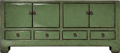Fine Asianliving Antieke Chinese TV Kast Mint High Gloss B138xD40xH62cm Chinese Meubels Oosterse Kast