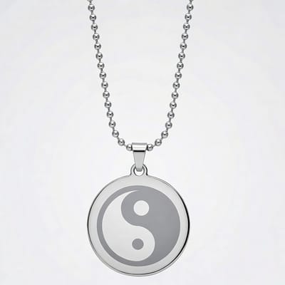 Ronde hanger met Yin & Yang afbeelding