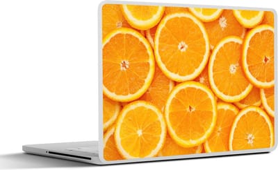 Laptop sticker - 11.6 inch - Sinaasappel - Fruit - Oranje - 30x21cm - Laptopstickers - Laptop skin - Cover