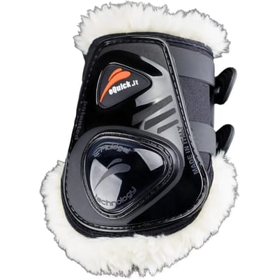 Vetlokbeschermers voor paarden met bont eQuick eShock Legend Fluffy