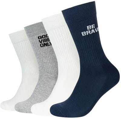 s.Oliver, Tennissokken Unisex, 4-pack gewatteerd zacht biologisch katoen sportsokken badstofzool comfort platte naden verstevigde hiel teen heren dames dagelijks gebruik training sokken