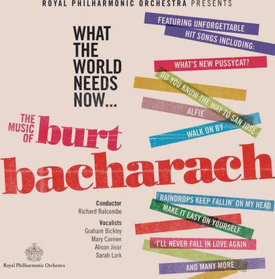 Richard Balcombe, Royal Philharmonic Orchestra - What The World Needs Now - The Music Of Burt Bacharach (CD)