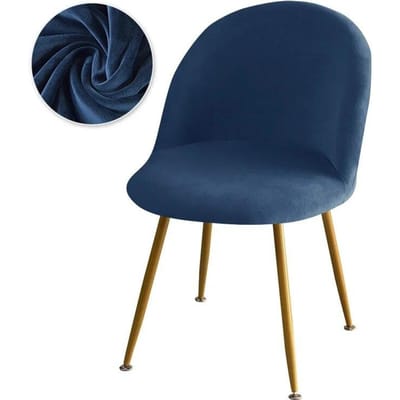 Elastisch fluwelen stoelhoes effen kleur stretch lage rug eendenbek eetkamerstoelhoezen zachte make-up stoelhoezen voor thuishotel 1pcs chair cover
