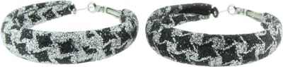Behave - Oorbellen - Oorringen pied-de-poule glitter - statement trend