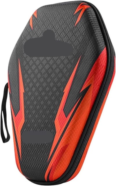 Tafeltennis Bat Cover - Racket Tas - Sport Gear Opslag - Waterdichte Hard Shell - 27x18x5 cm - Zwart