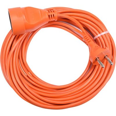 Vorel - Verlengsnoer - 10m - Oranje - IP20