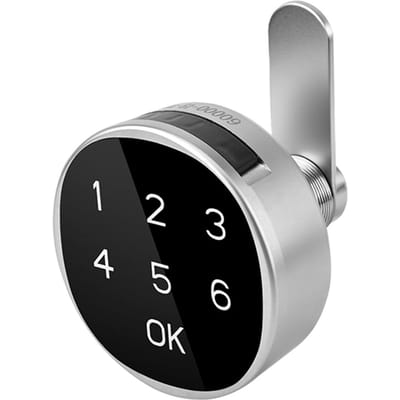 Serrure d'armoire numérique à combinaison Alliage de zinc Tiroir Coffre-fort Loquet de sécurité intelligent pour la protection de la vie privée à domicile et au bureau N1031-30 black