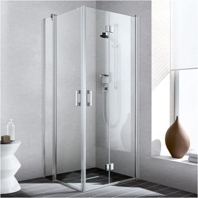 Kermi Liga corner entry swing folding door 2-piece 90 cm, half part right for shower LI2CR093201AK