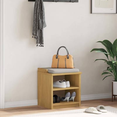 vidaXL - Gangbankje - SANDNES - 45x40x50 - cm - massief - grenenhout