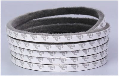 Universele Tochtstrip - Zelfklevende Deurstrip - Waterdicht en windbestendig - Tochtwering - 9mm X 5mm - 3Meter - Grijs