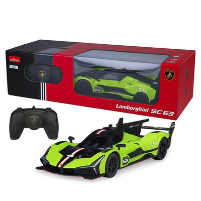Jamara RC voertuig Auto - 402206 RC Sport Auto Lamborghini SC63 LMDH - Groen - 2,4GHz RC Model Kant en Klaar - 1:24 Bestuurbare Auto