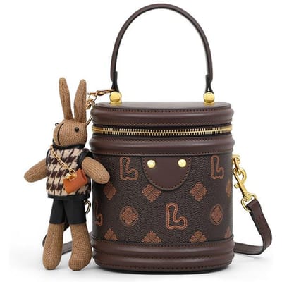 Dames Enkelbandige Crossbody Tas Dames Emmer Tassen Licht Luxe Alles-in-één Handheld Telefoon Tas gray