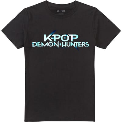 K-Pop Demon Hunters Unisex T-Shirt voor Volwassenen (Zwart)