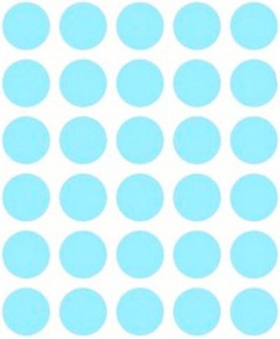 Ronde etiketten - LICHTBLAUW - 150 stuks - MULTIPLAZA - stickers - 2cm - 20mm - markeren - ordenen - archiveren - universeel - knutselen - hobby - kantoor