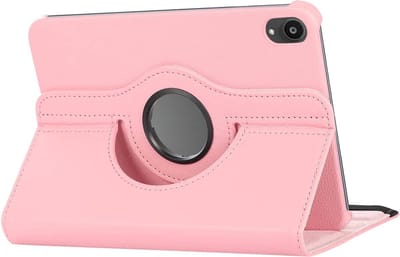 Draaibare Bookcase - Geschikt voor iPad Mini Hoes 6e Generatie - 8.3 inch (2021) - Zacht Roze