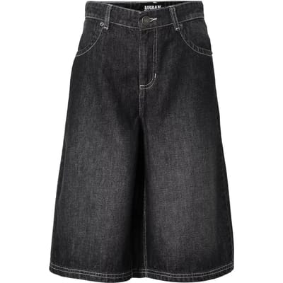 Urban Classics - Denim Bermuda Korte broek - Taille, 26 inch - Zwart