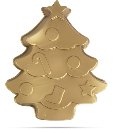 Siliconen Bakvorm Taartvorm - Cakevorm - Kerstboom - 28 x 25 x 4,5 cm 1 Stuks [57273D]