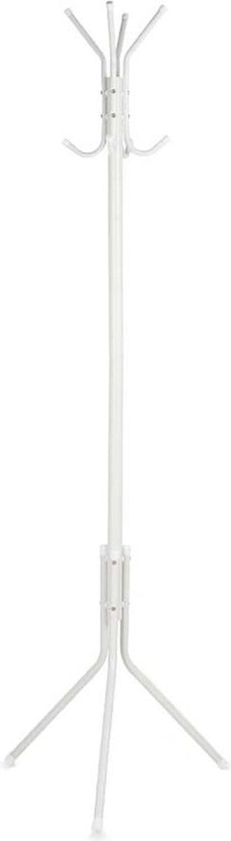 Kipit staande kapstok - wit - 175 x 48 cm - metaal - Kapstokken voor kantoor of huis