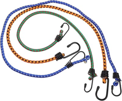 Bagage Touw Spanbanden - Motorfiets Bindriem - Vastzetten Bagage - Hoge Sterkte Rubber - 9.7X2.5CM - Willekeurige Kleur