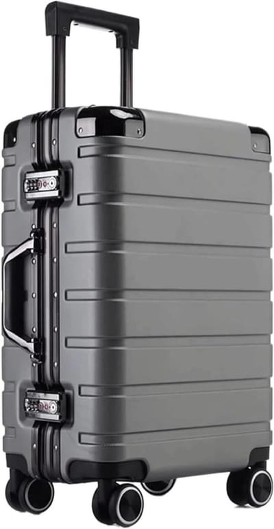 Reiskoffer Trolley - Bagage Koffer - Zakenreizen - Ingeboord codeslot - 26 inch - Effekleur