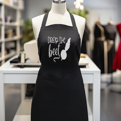 Verstelbaar kookschort, unisex, met 2 Zakken Vloeistof Druppel Waterbestendig Koken Keuken Restaurant Bar Schilderen BBQSchort, voor diverse doeleinden, Zwart Schorten Koksschort Unisex Schorten voor Vrouwen en mannen , drop the beet