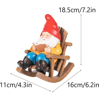 Nieuwste Stijl Fauteuil Lezen Goblin Ornamenten Casual Thuisgebruik Tafelblad Dwerg Dwerg Hars Ambacht Decoratie Duurzaam
