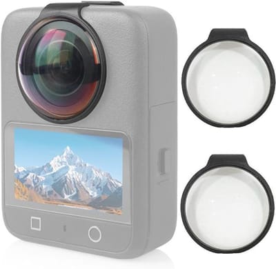 Premium Lens Guards voor DJI Osmo 360 - 10H Gehard Glas Lensbeschermer, HD Bescherming, Stof- en Kratzbestendig, Accessoires voor Osmo 360 Camera
