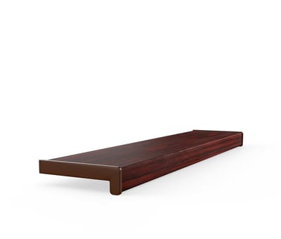 DQ-PP RAAMBOEK PVC - 20 cm x 140 cm - Mahoniehout - Vensterbank - voor Binnengebruik - Binnenvensterbank - Binnen - Per meter - Woonkamer - Decoratie - Kunststof