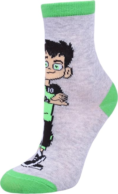 Grijsgroene lange jongenssokken BEN 10