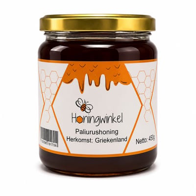 Paliurushoning 450g Griekenland Honingwinkel (vloeibaar)
