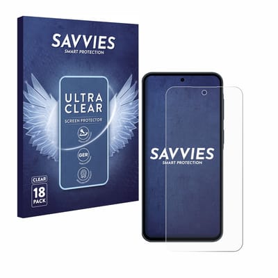 Savvies - Screenprotector voor Samsung Galaxy A37 5G - Folie Beschermfolie transparant 18 Stuks
