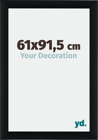 Your Decoration - Fotolijst 61x91,5 cm - Aluminium - Zwart Geborsteld - Tucson