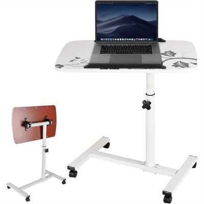 Verstelbaar Sta-Bureau 55x32 cm – Mobiel & Hoogte Verstelbaar – Compact Werkstation voor Thuis, Studenten of Kantoor