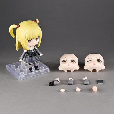 Nieuwe 10cm Q Versie Nendoroid 2674 Misa Amane Anime Schattig Gearticuleerd Actiefiguren Model Verzamelaar Model Speelgoed Bureauornament beige