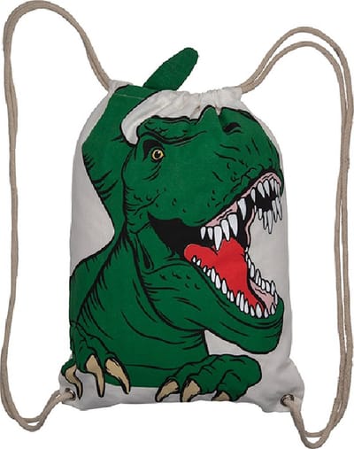 Nature Planet Sporttas Gymtas T-Rex (100% Oeko-Tex gecertifieerd) kinderen