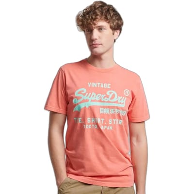 Superdry - Neon Vintage Logo T-shirt - Heren - T-shirts