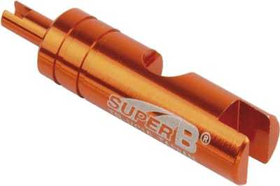 Gereedschap superb ventiel sleutel schrader en presta - ZWART